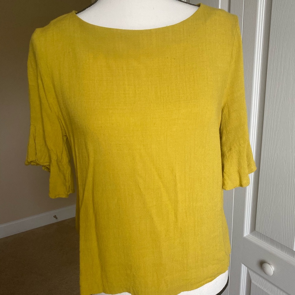 Yellow/Green Blouse